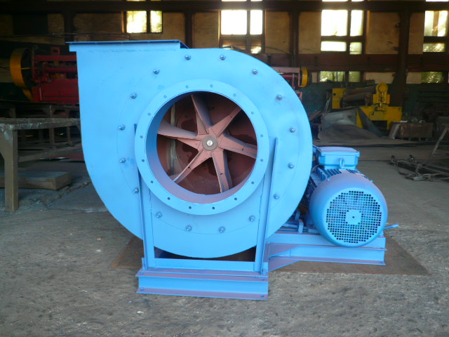 Фото 2. Промышленные пылевые вентиляторы ЦП 7-40 для пневмотранспорта