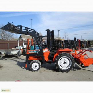 Мини-трактор KUBOTA L1-225D с фронтальником