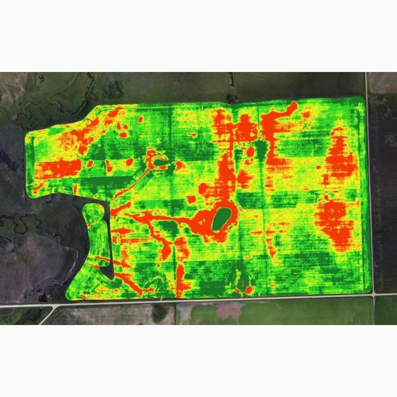Фото 7. Фактический замер полей, прогноз урожайности, дифференцированное внесение удобрений